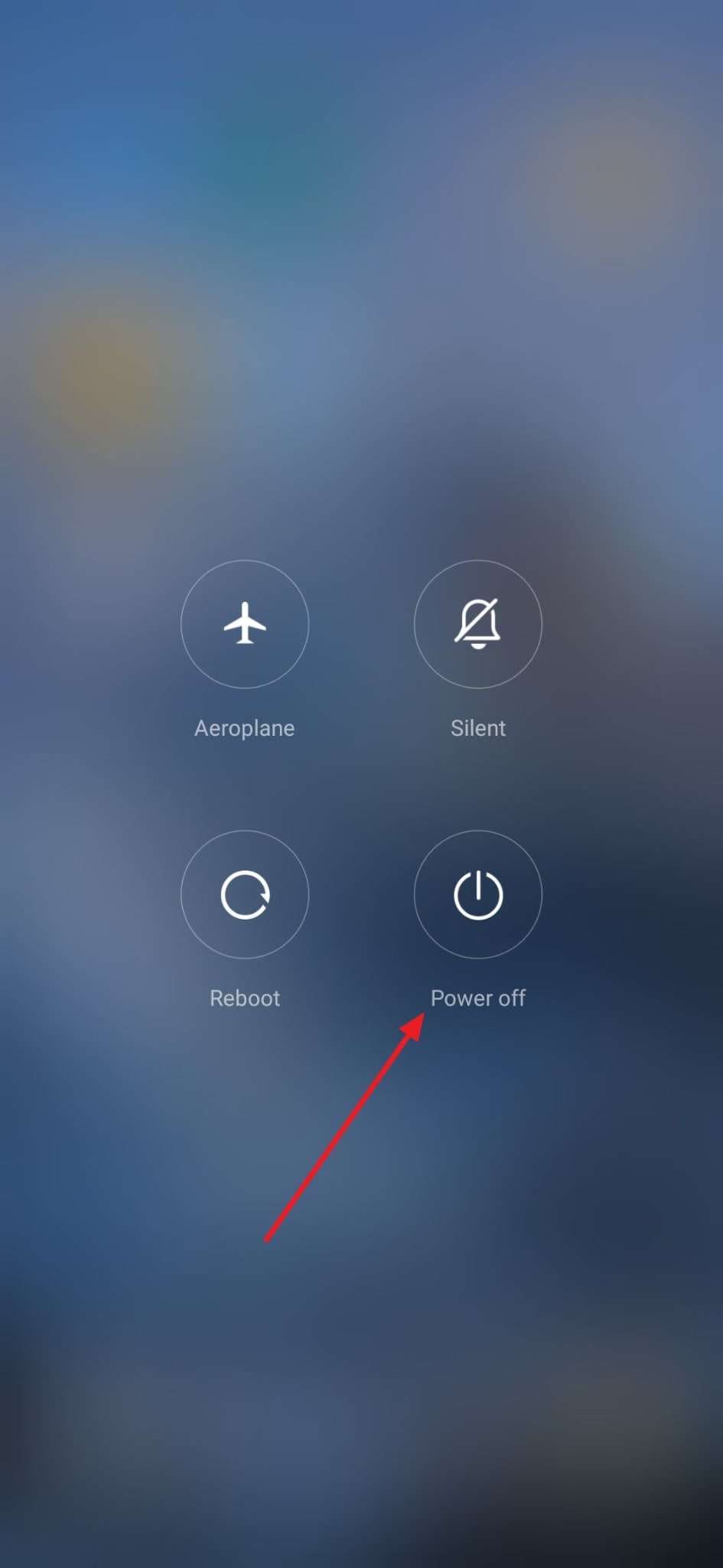 power off and enter safe mode