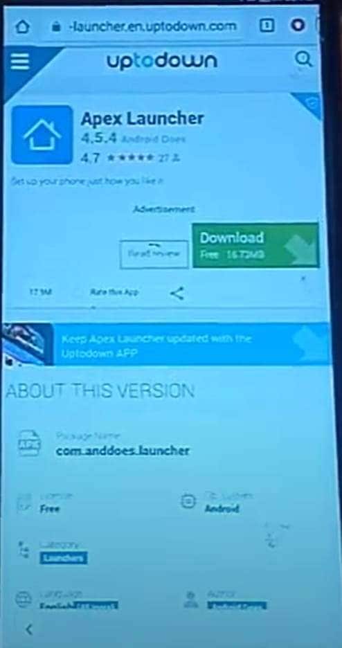 download apex launcher