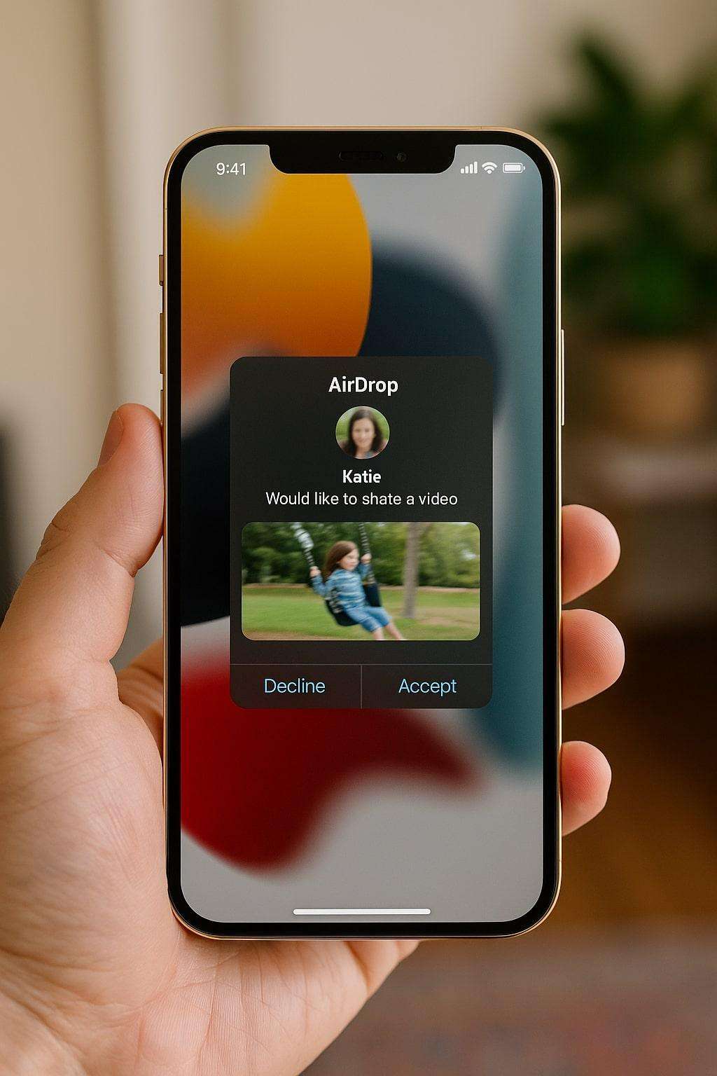 how to airdrop video from iphone to iphone