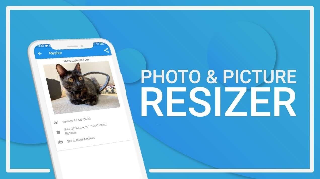 resizing an image using photo and picture resizer