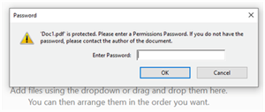 pdf password permissions