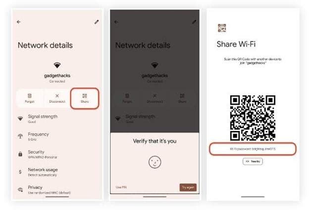 share password