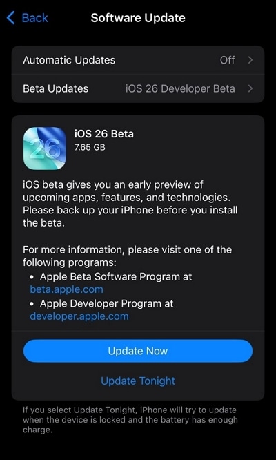 Update ios