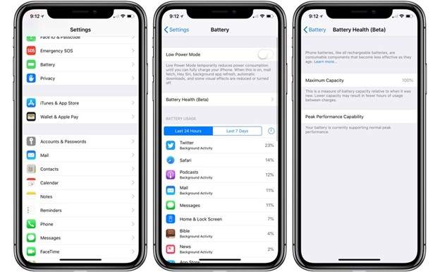 check battery health