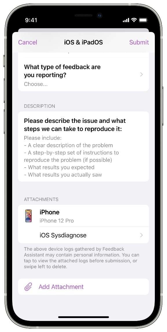 contact feedback assistant