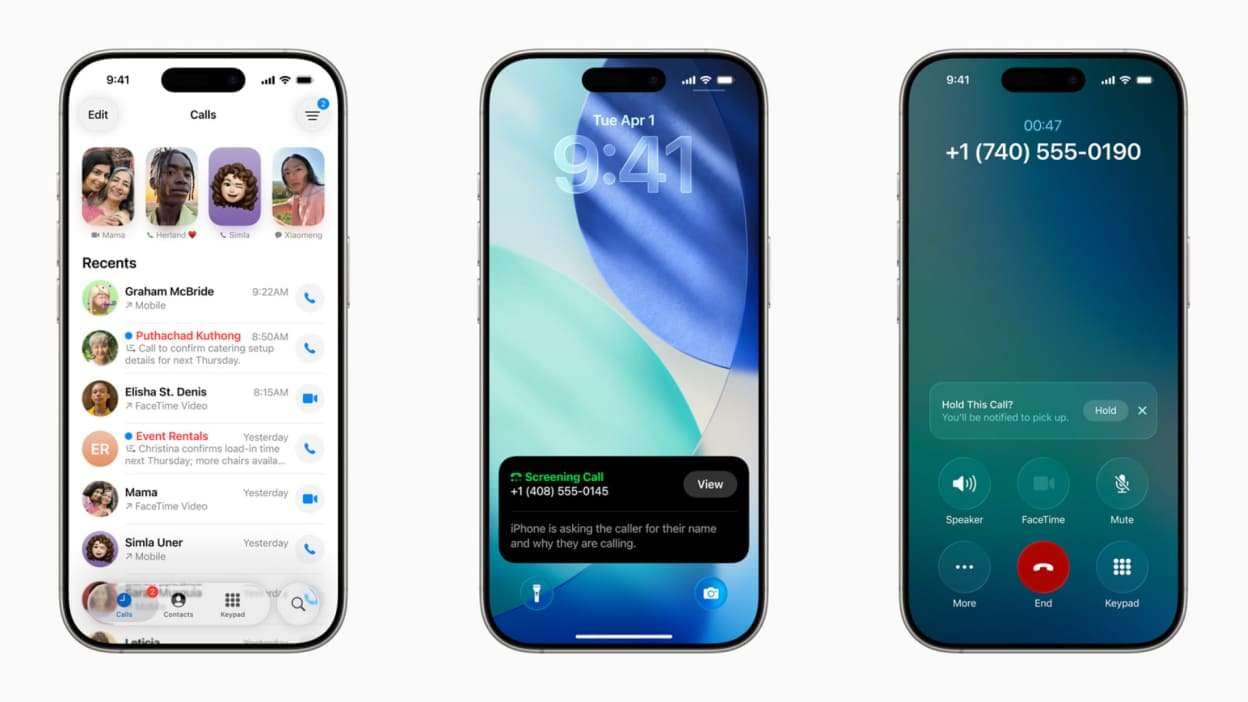 screening call feature ios26