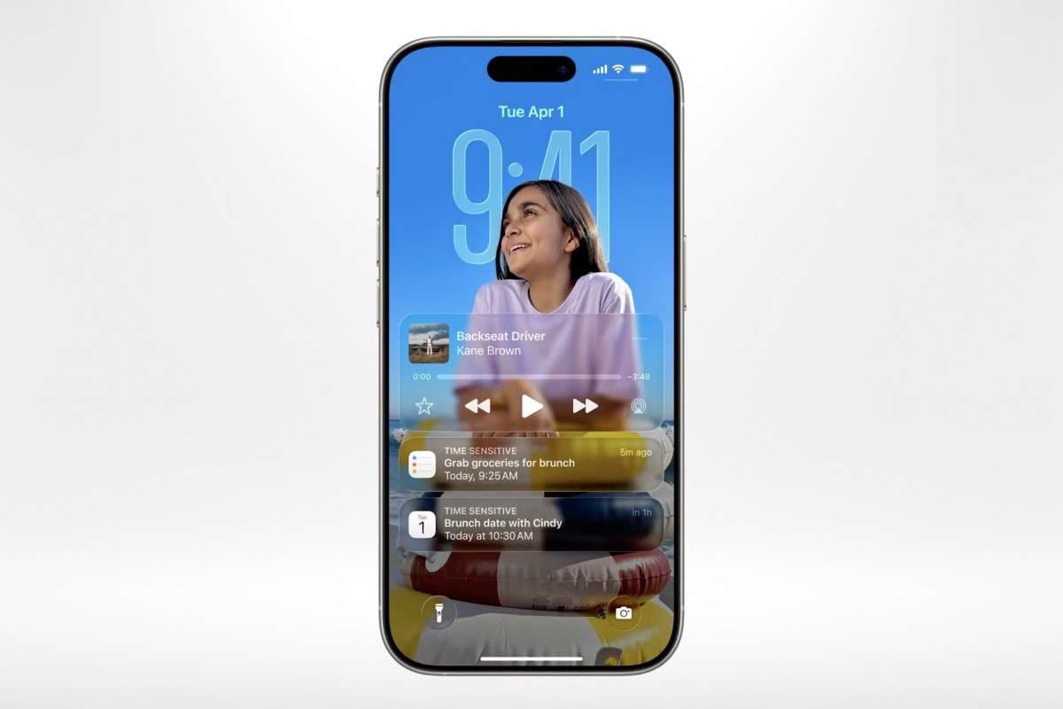 lock screen update ios26