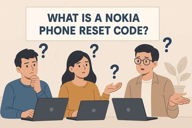 what is nokia phone reset code