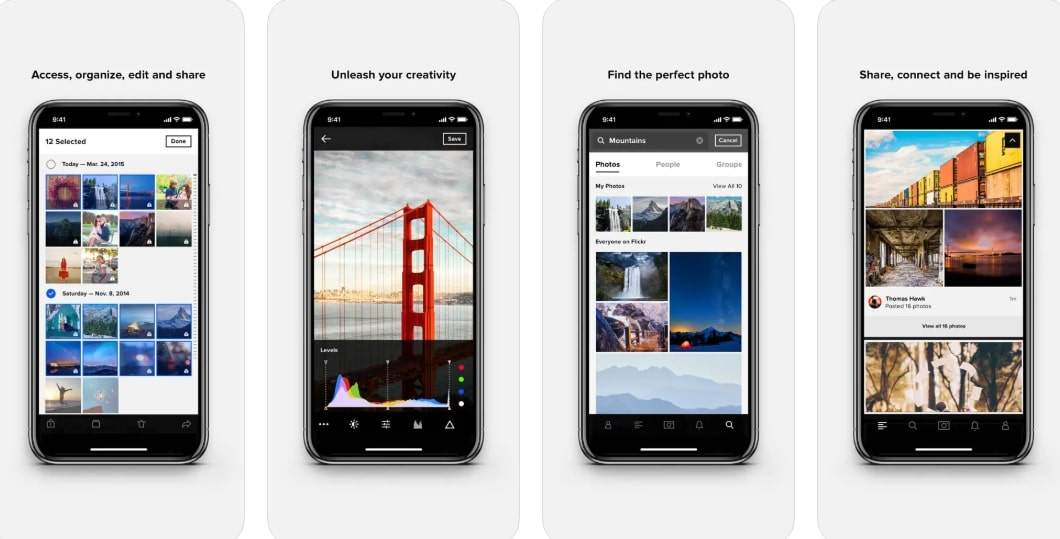 flickr photos organizer app