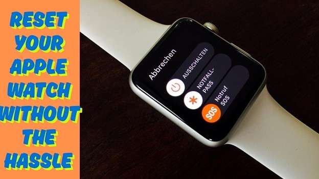 reset apple watch without password