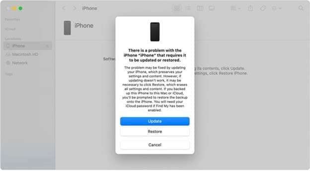restore to reset ipad