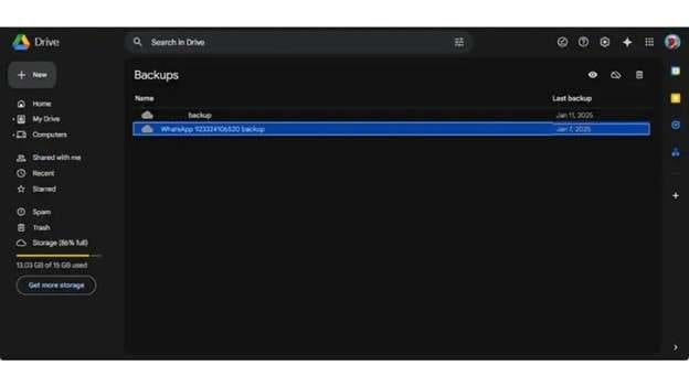 whatsapp backup 