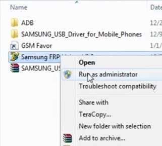 run as an administrator  