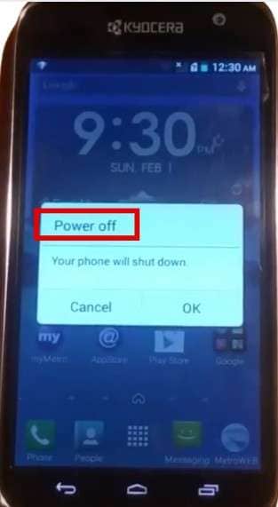 power off your phone  
