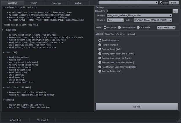 the xsoft interface