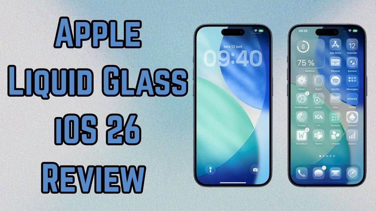 apple liquid glass design