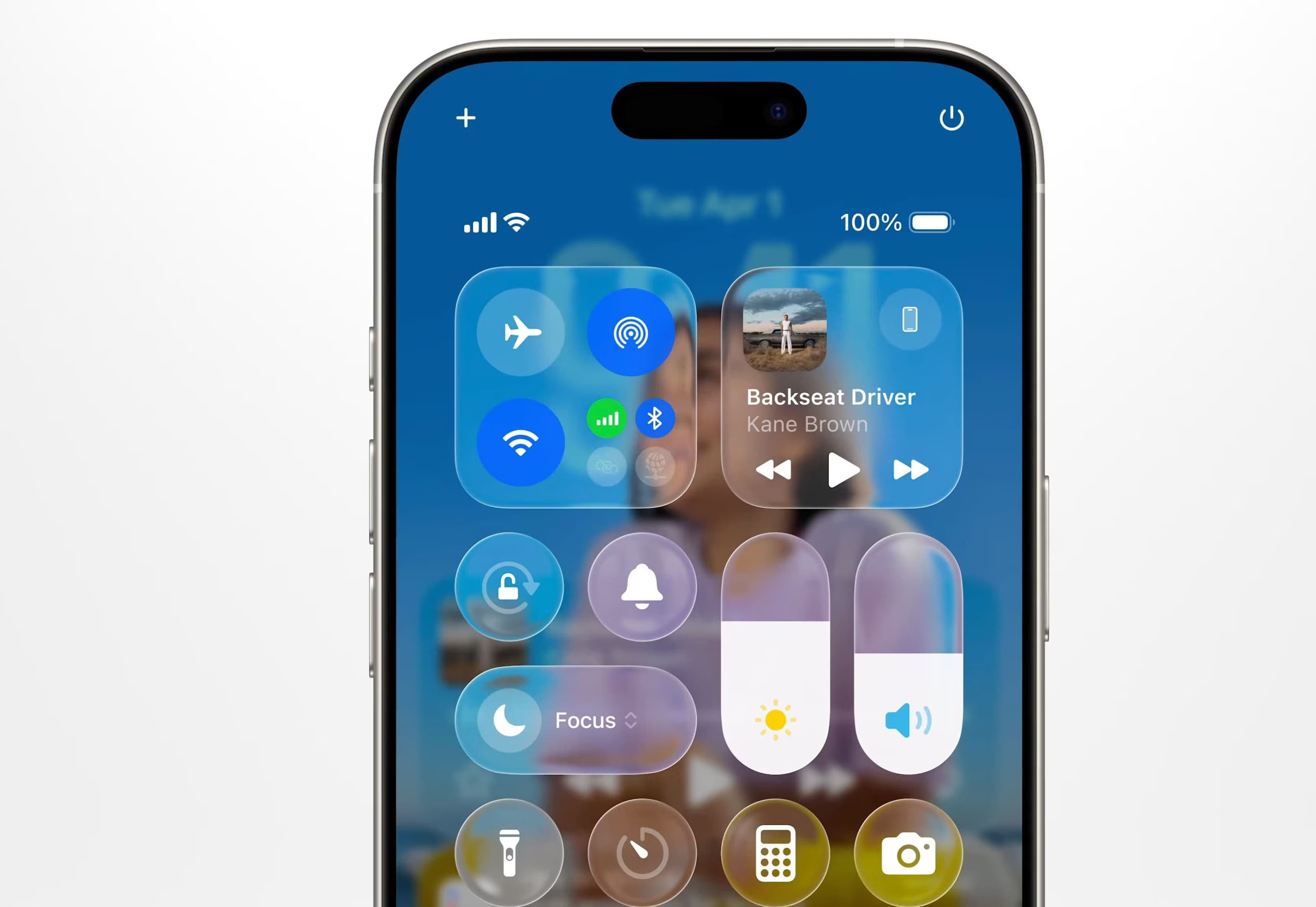 control center and widget ios26