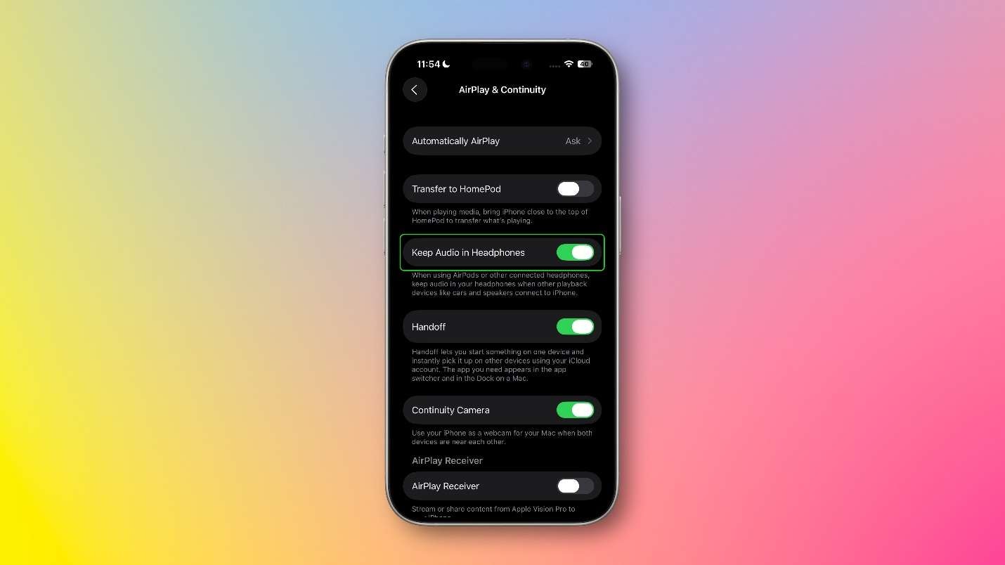 revamped phone app ios26 