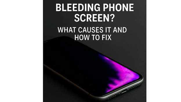 bleeding screen phone