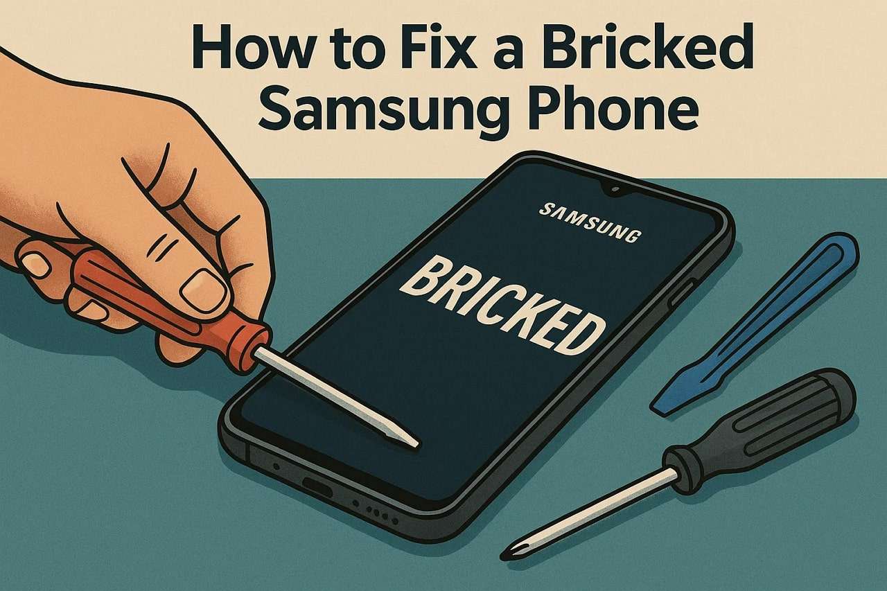 réparer un téléphone Samsung bloqué