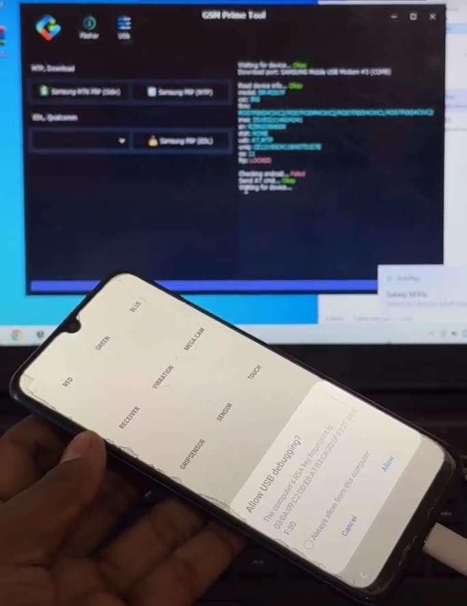 allow debugging and connection 