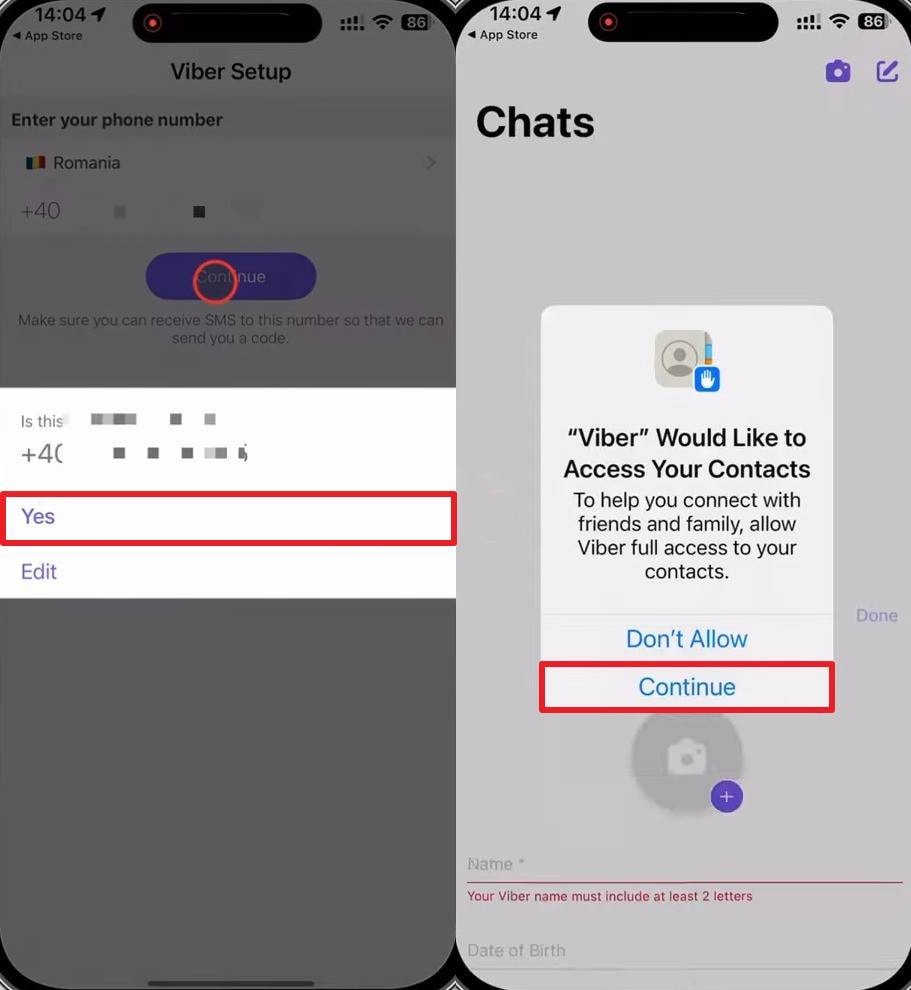 allow access after adding credentials