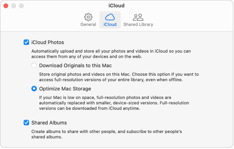 enable icloud photos on mac