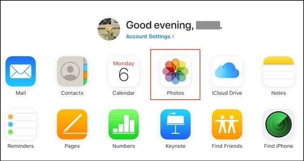 open photos app