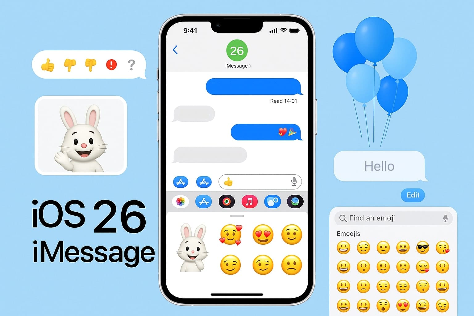 overview on imessages ios26