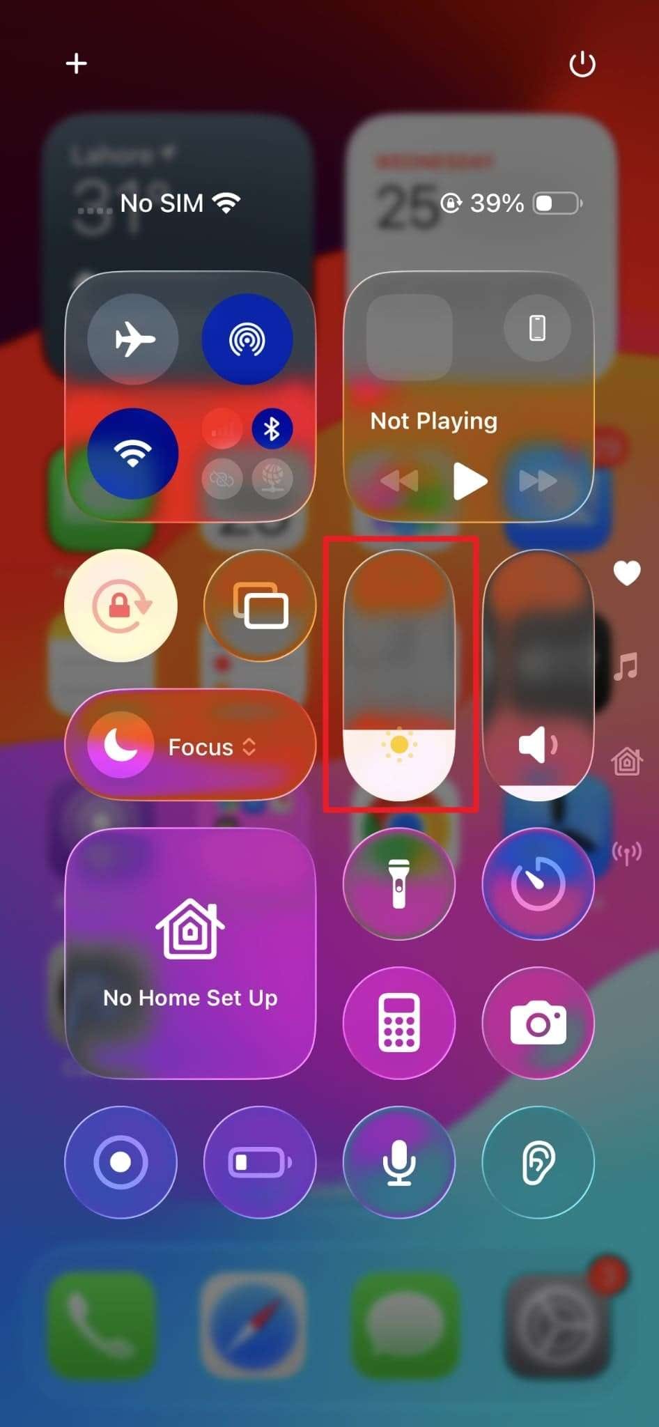 reduce screen brightness 