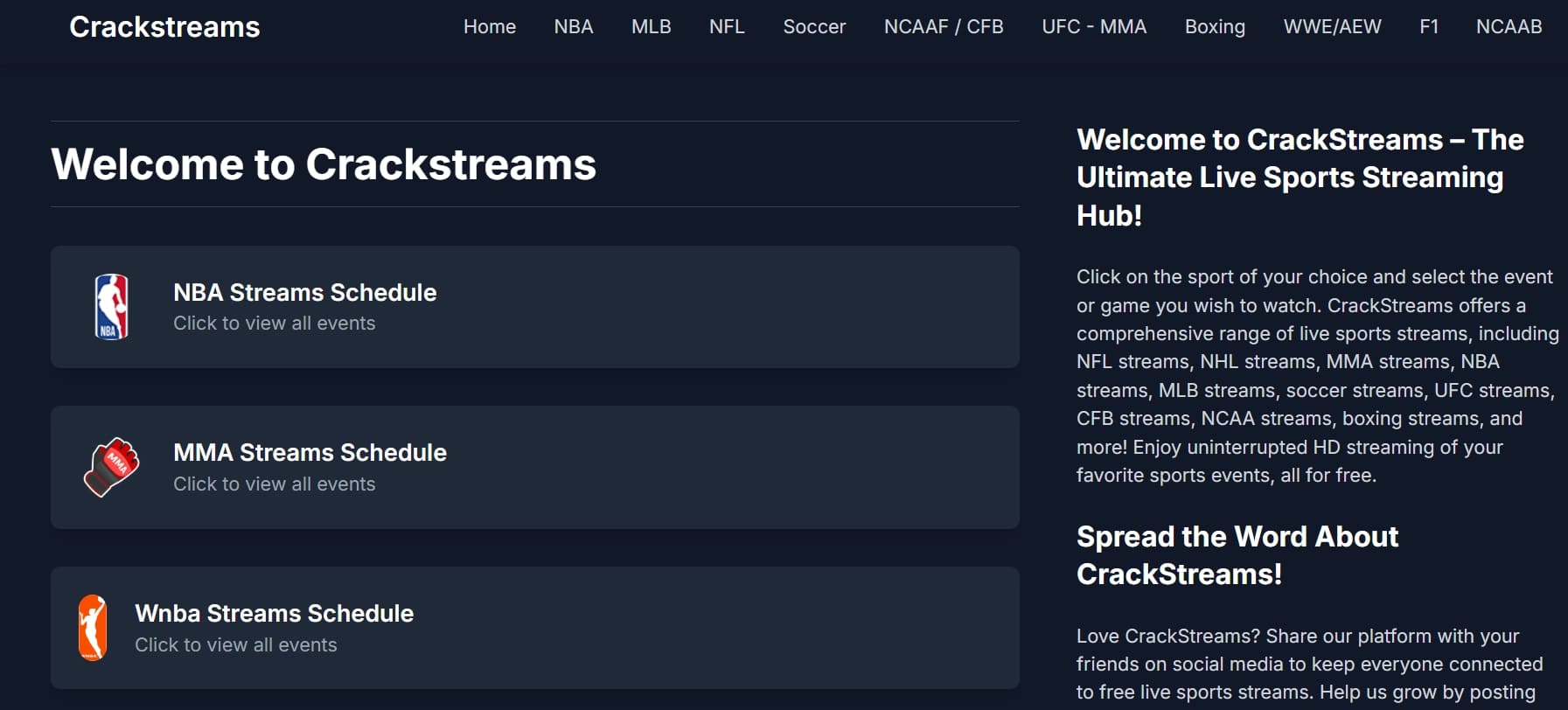 crackstreams methstreams alternative