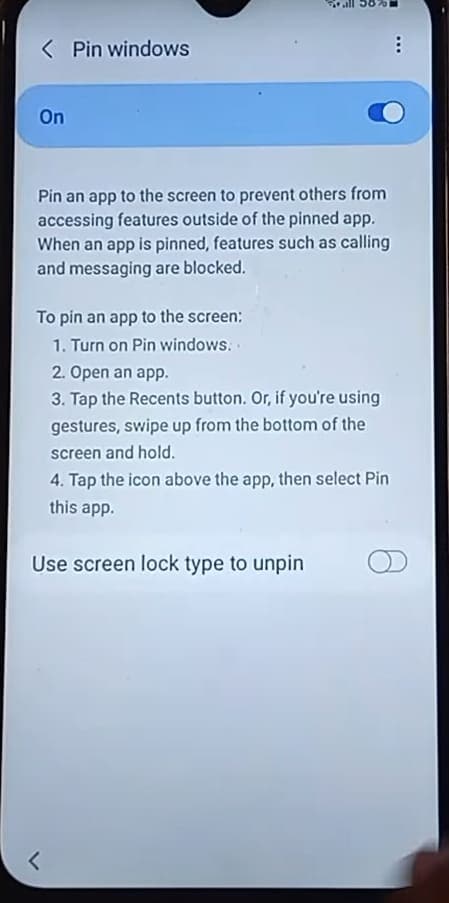 enable pin windows