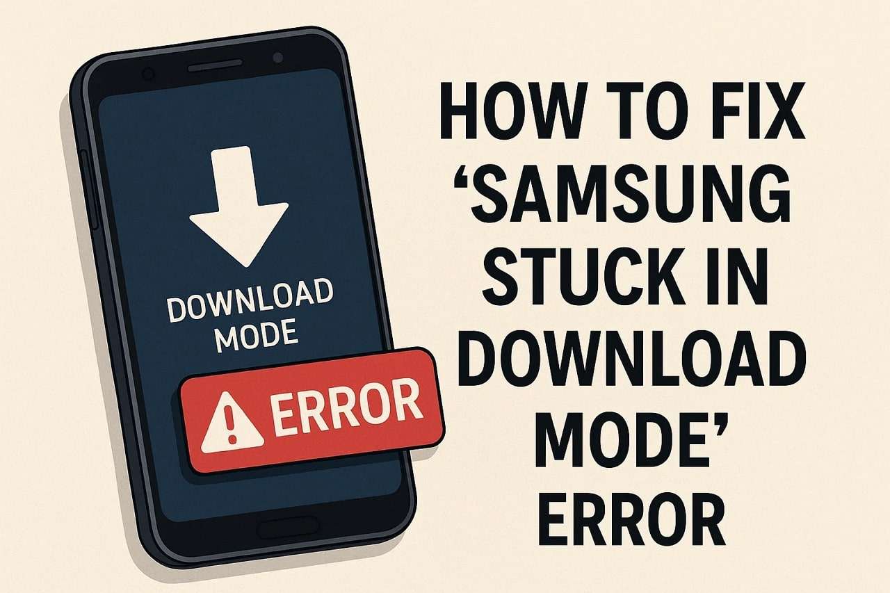 fix samsung stuck in download mode