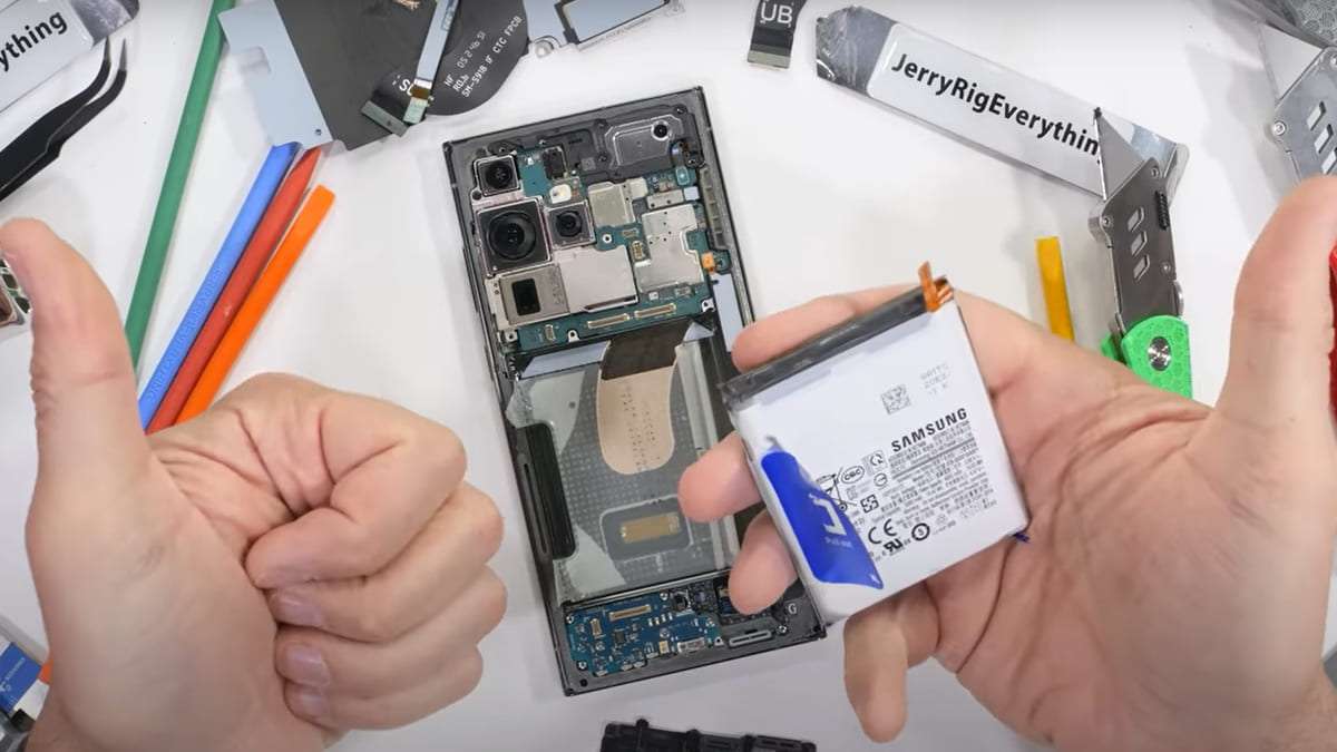retirer la batterie samsung