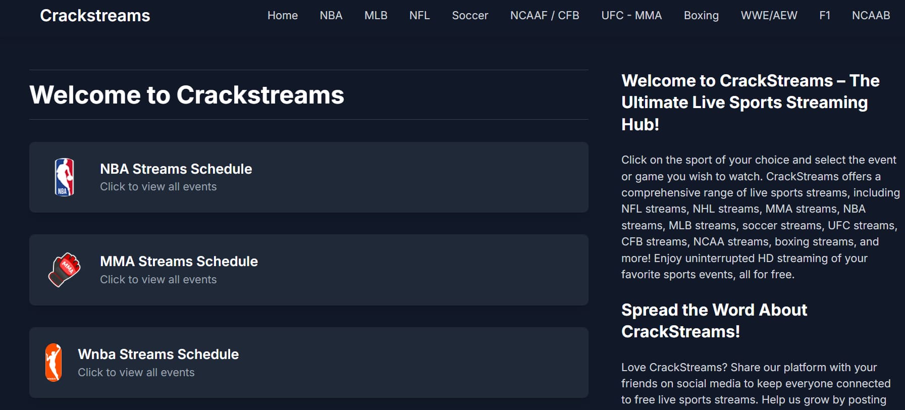 crackstreams streameast alternative