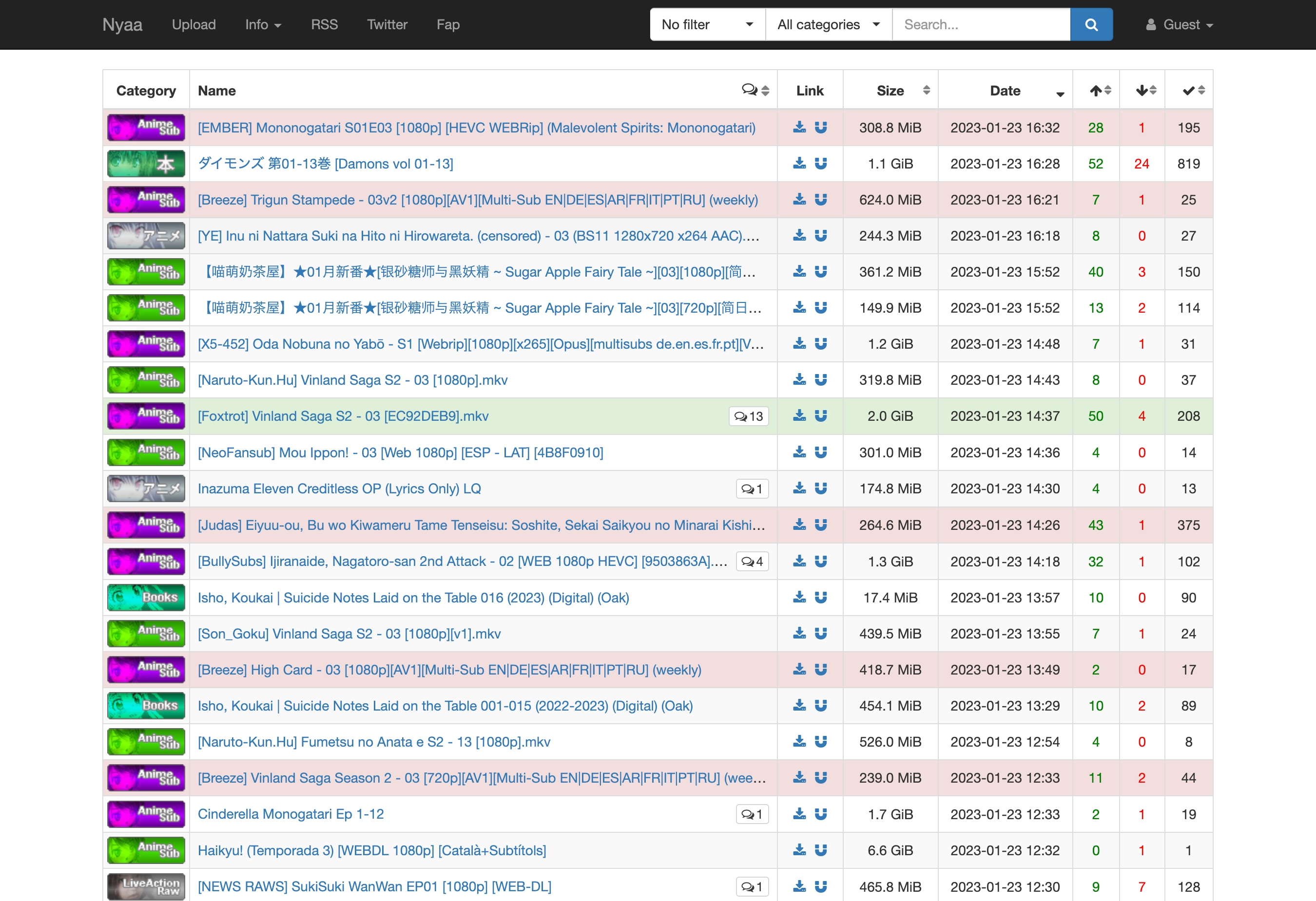 nysa.si anime torrent