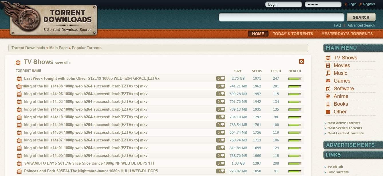 torrent downloads