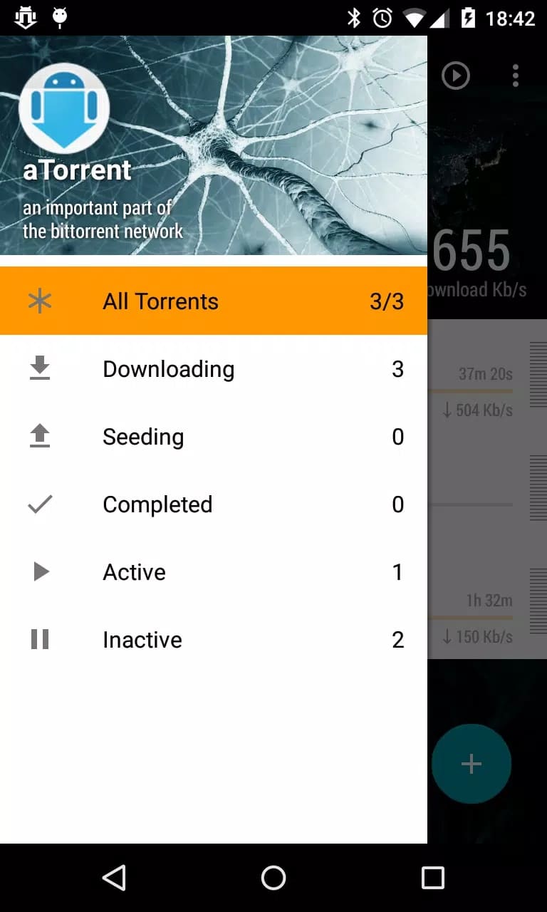 atorrent android app for torrent download