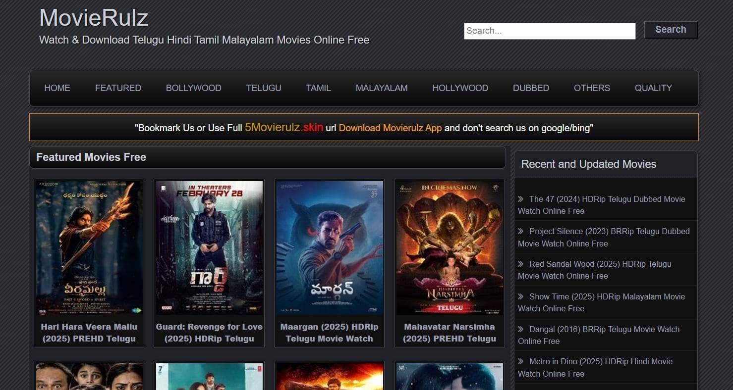 movierulz torrent site