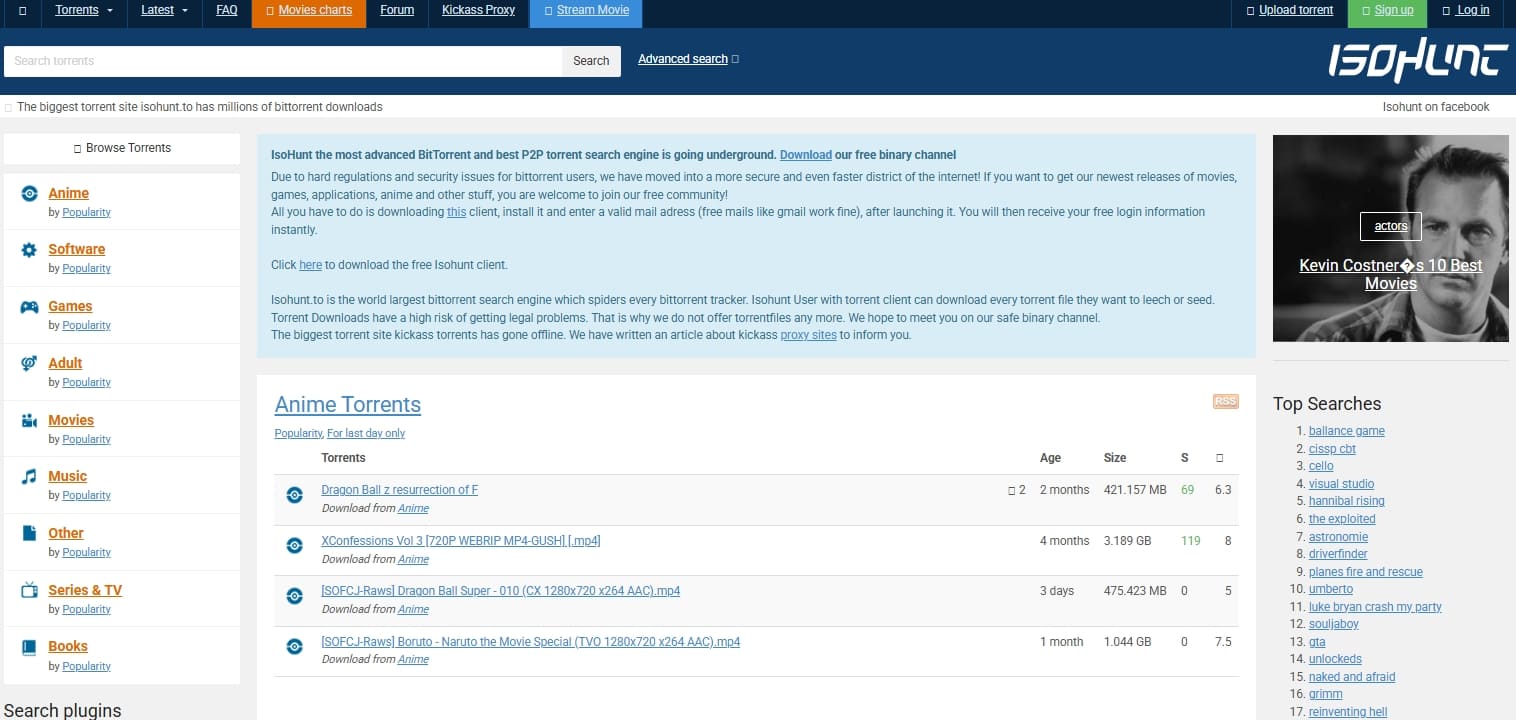 isohunt torrent site