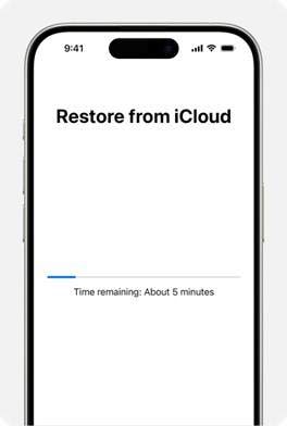 icloud restoration
