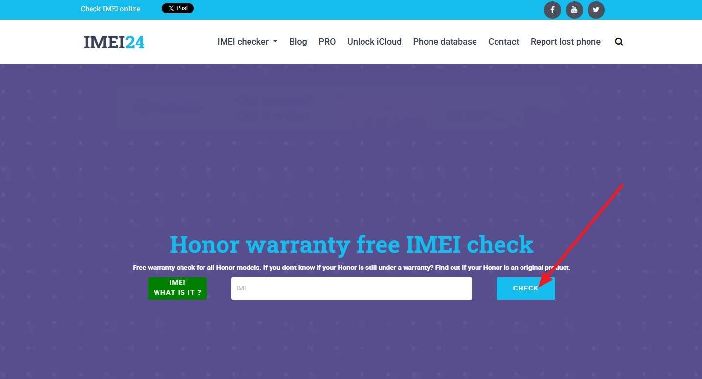 imei24 com honor imei checker