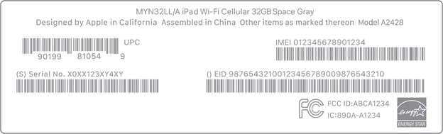 back of the box number