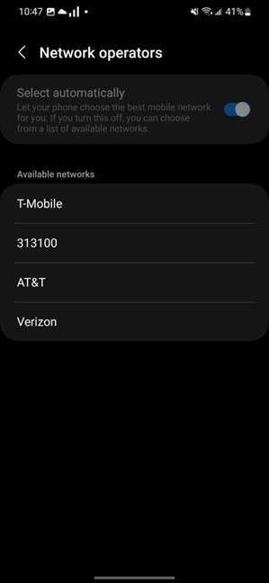 how to check if phone locked to network