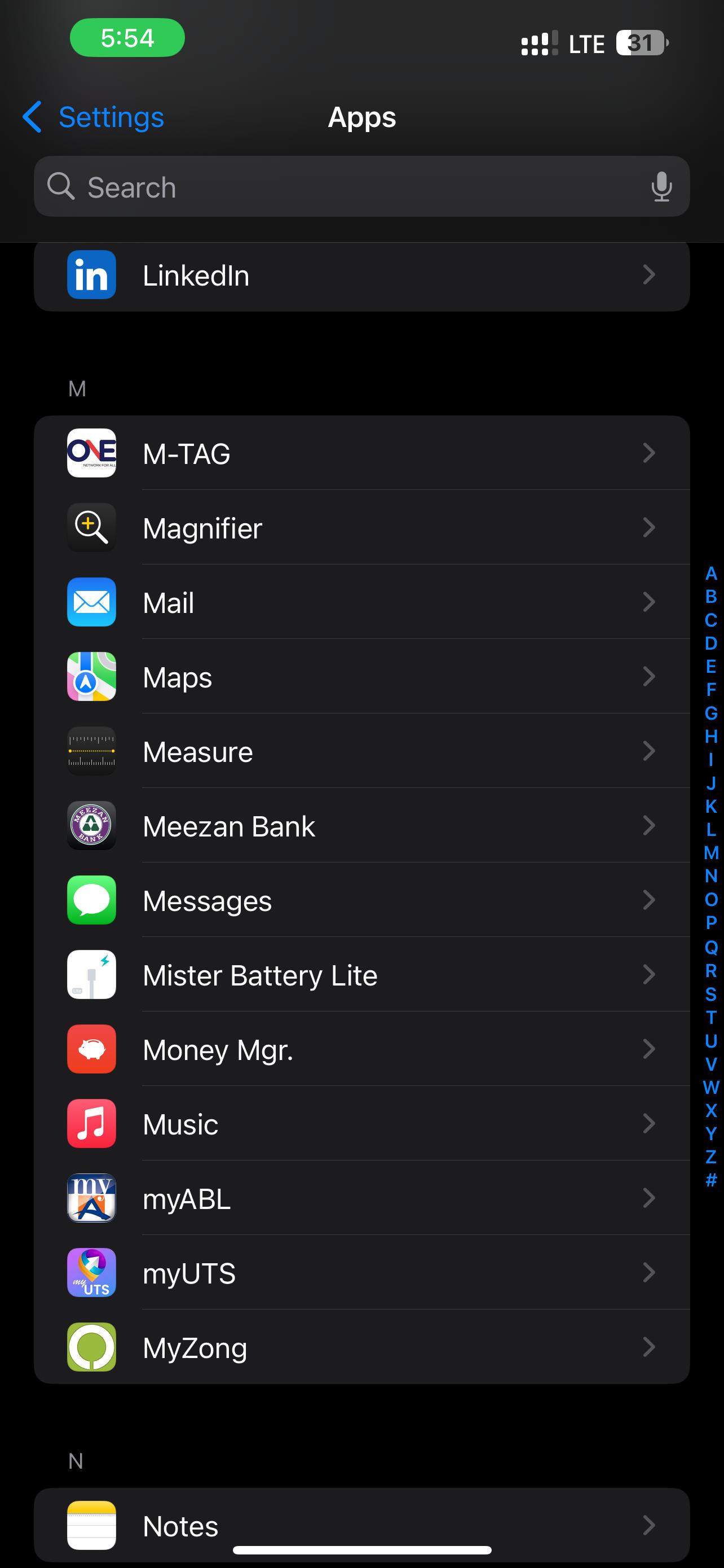 tap messages