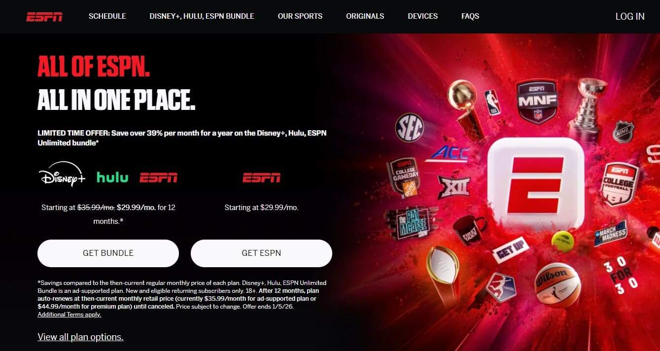 espn+ streameast option