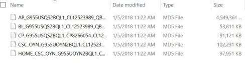 extract the files