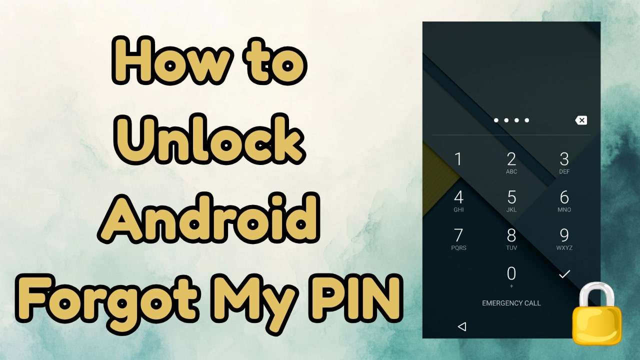 android forgot my pin