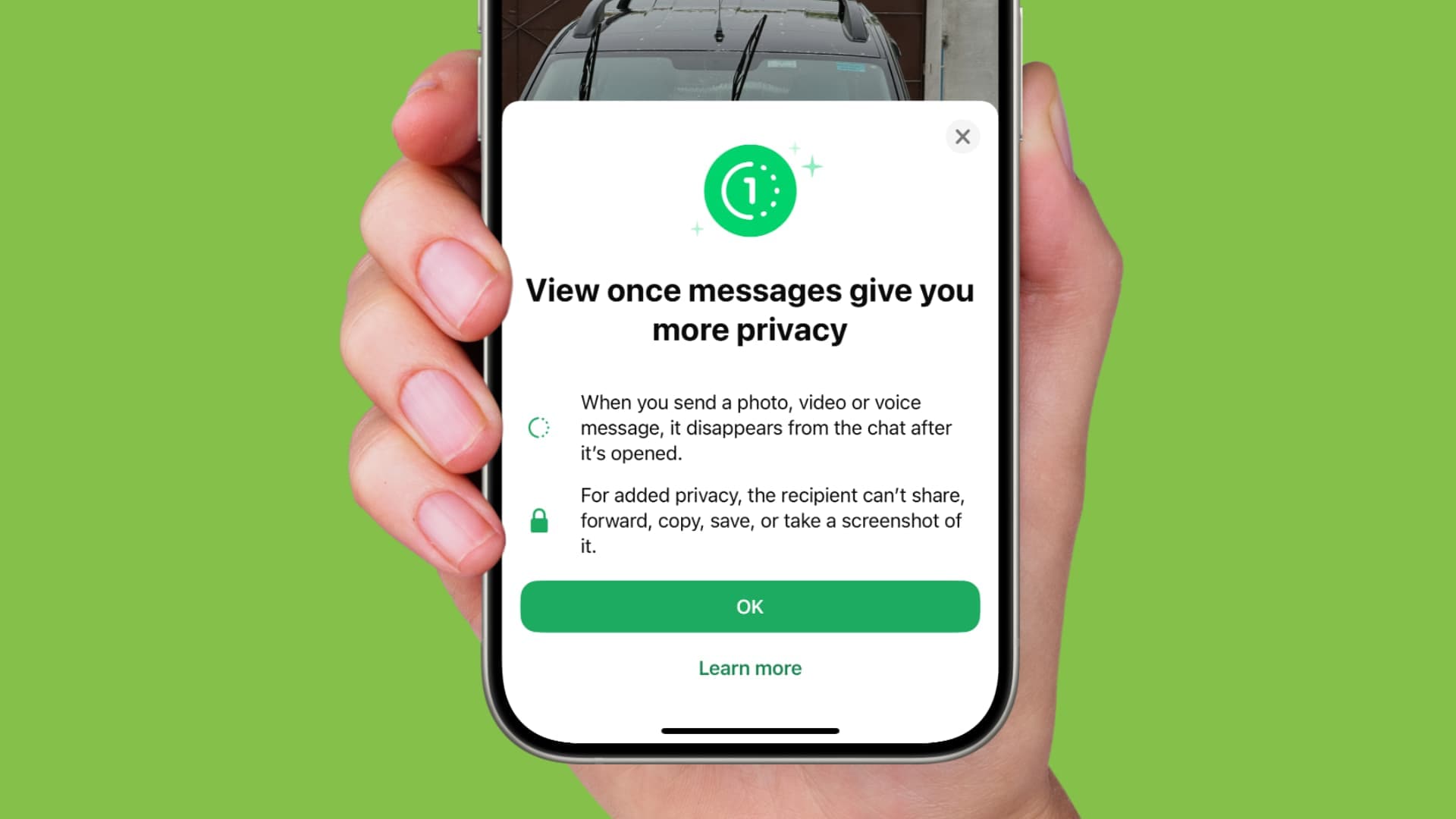 can you screenshot whatsapp view once