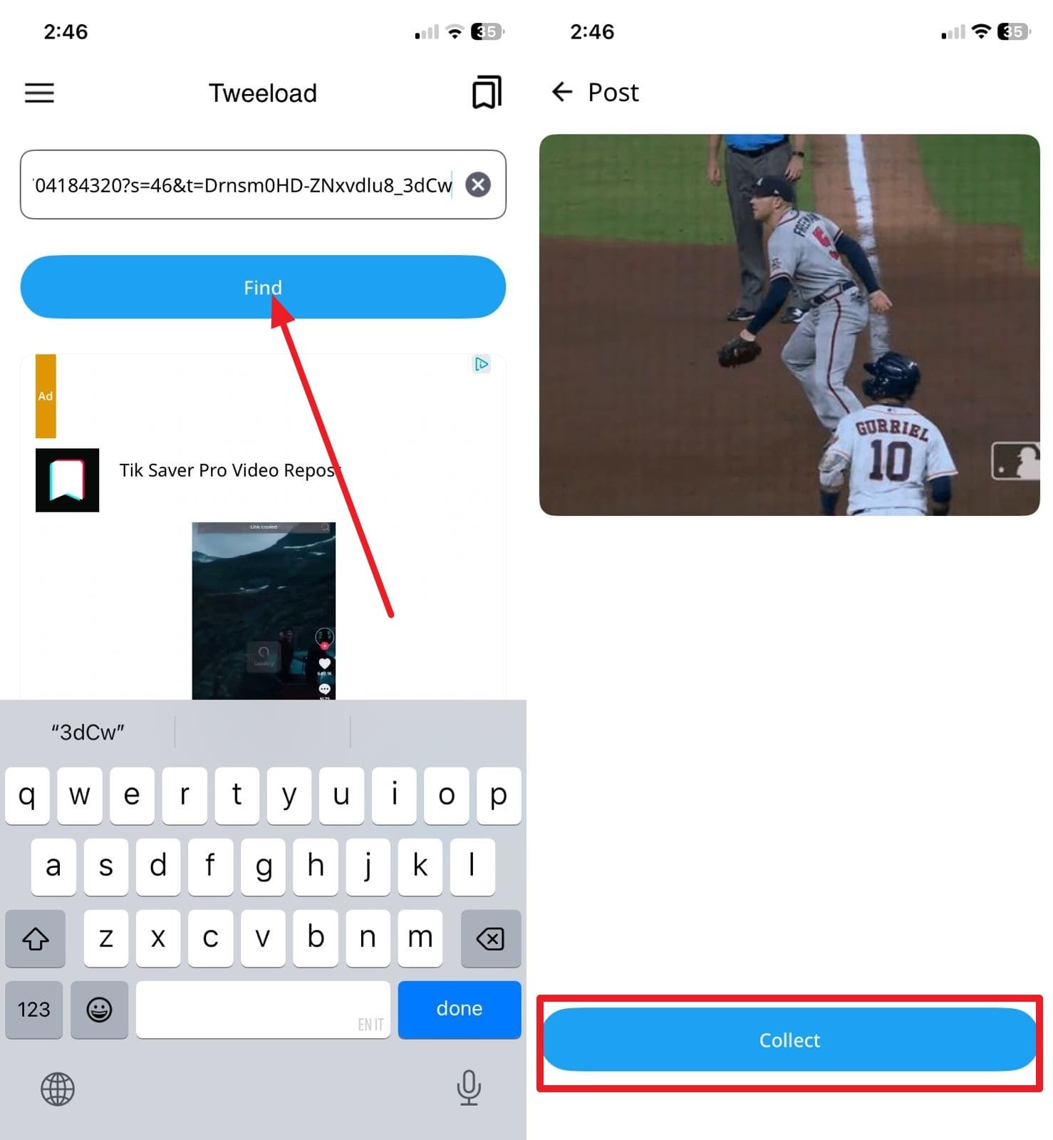 find and collect the gif